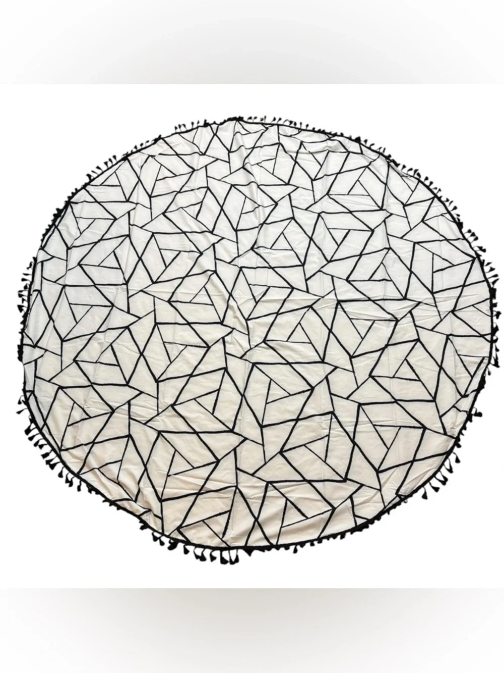 Brand new without‎ Tags Artistry Brand Round Abstract Color Your Own Tablecloth